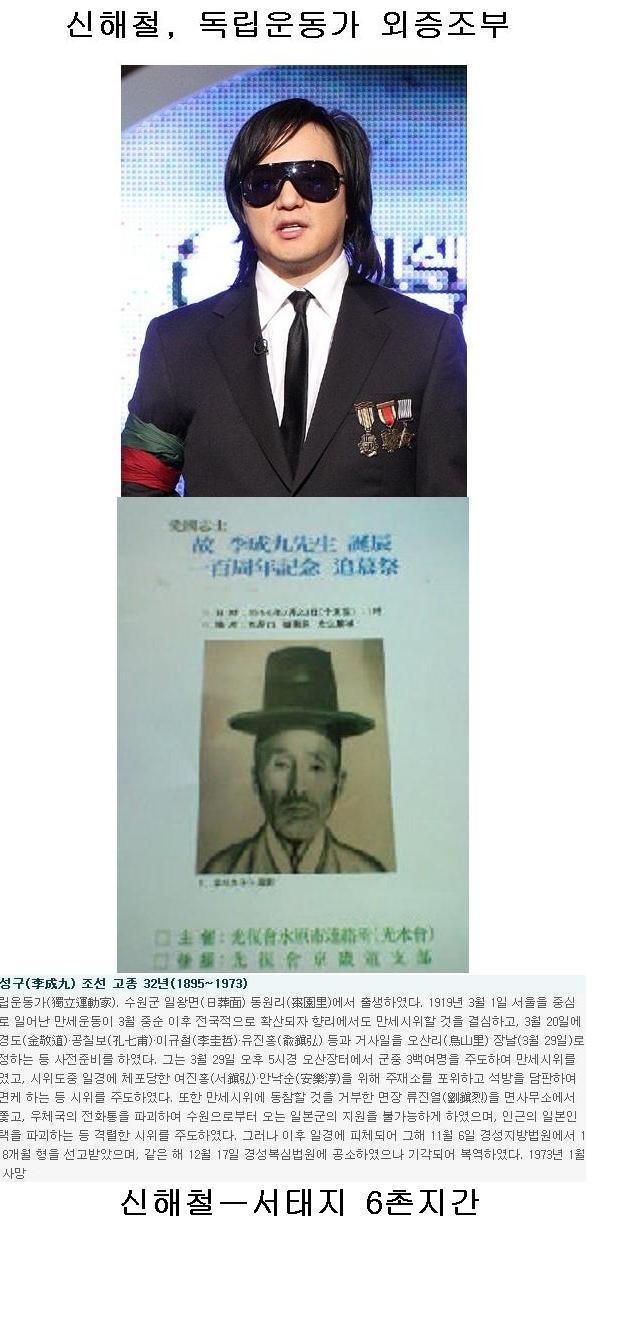 독립운동가의 후손 연예인들.jpg 대단하네 ㄷㄷㄷㄷ | 인스티즈